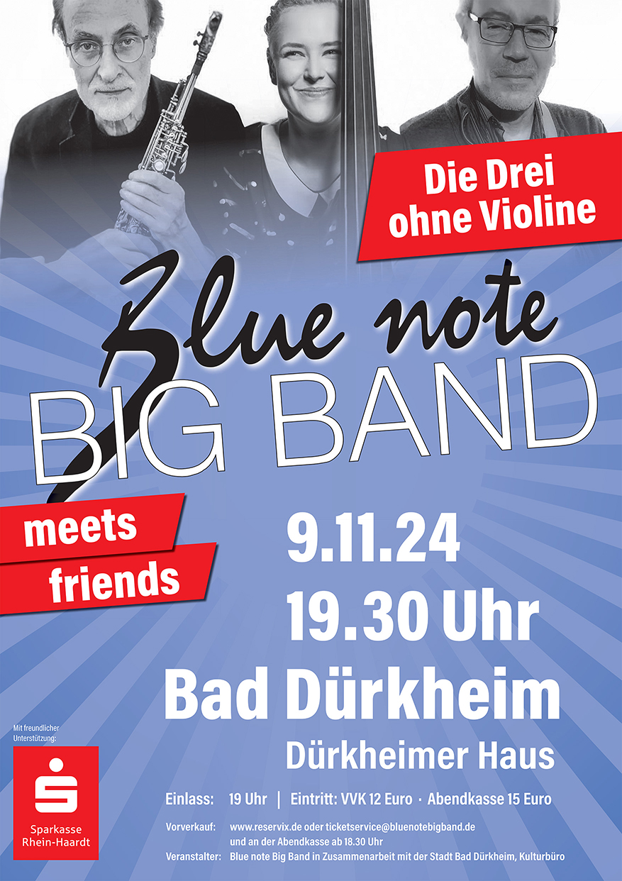 Plakat Blue note Big Band meets friends 2024