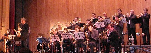 Konzert mit Bob Mintzer Foto Blue note BIG BAND mit Bob Mintzer